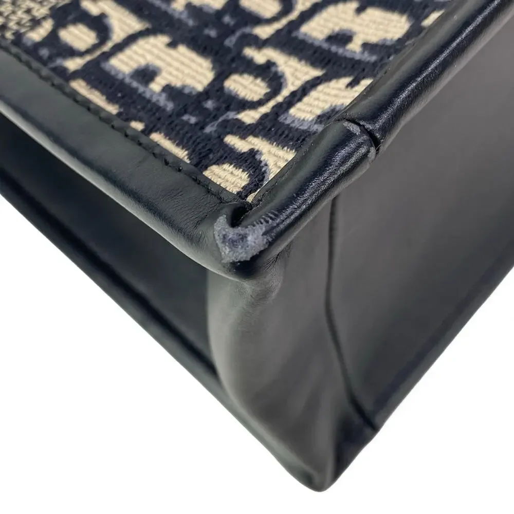 Christian Dior Book tote small bag Handbag M1325CZBB_M928 Jacquard Leather